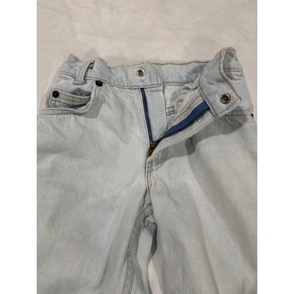 Vintage 90s 550 Levi’s Light Wash Denim Straight Leg Jeans Kids Size 9 Slim - Picture 6 of 13